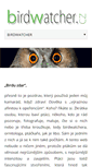 Mobile Screenshot of birdwatcher.cz